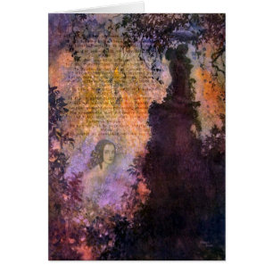 Poe till Marie Louise (Shaw) Digital Collage OBS Kort