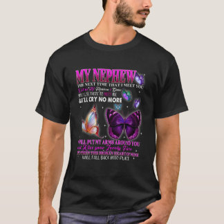 Poems for Auntie farbror Loved & Missed Nephew, mi T Shirt