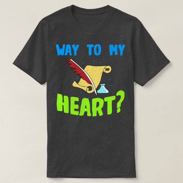 Poems way to my eart t shirt (Design framsida)