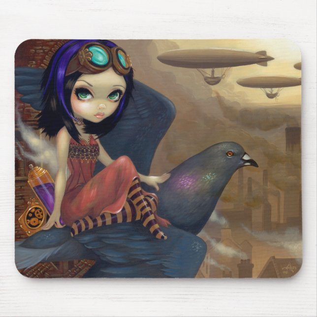 "Poes flyg" Mousepad Musmatta (Framsidan)