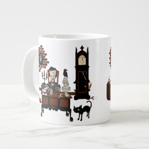 "Poes Galenhetare" Jumbo Mugg