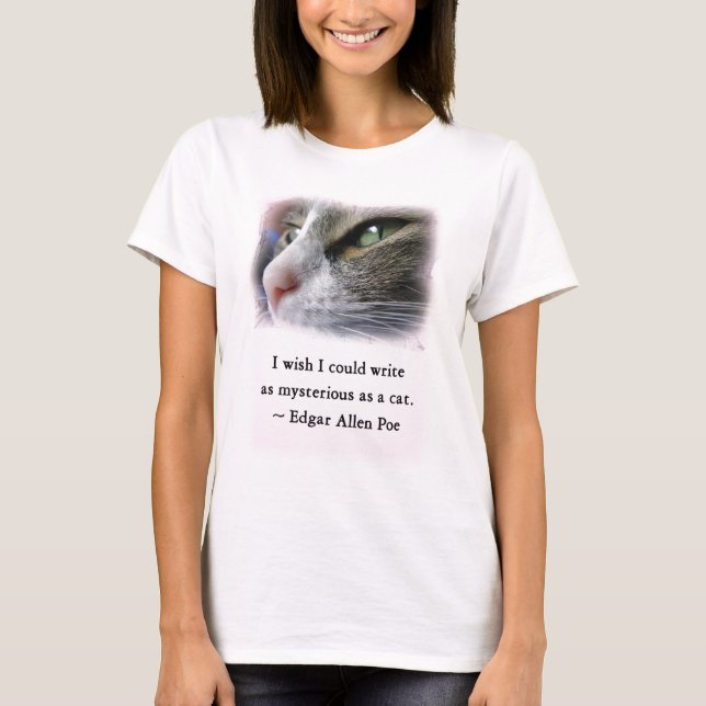 Poes katt t-shirt (Framsida)