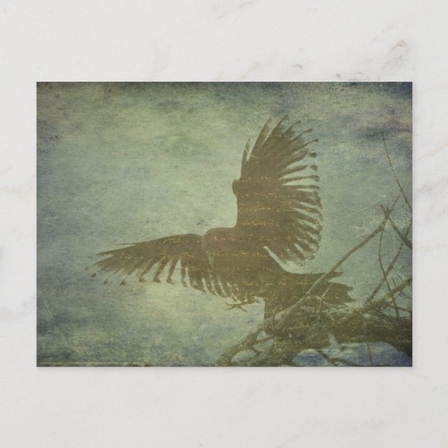 Poes poetry vykort (Framsida)