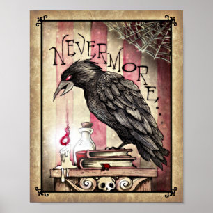 Poes Raven Ickmore Poster