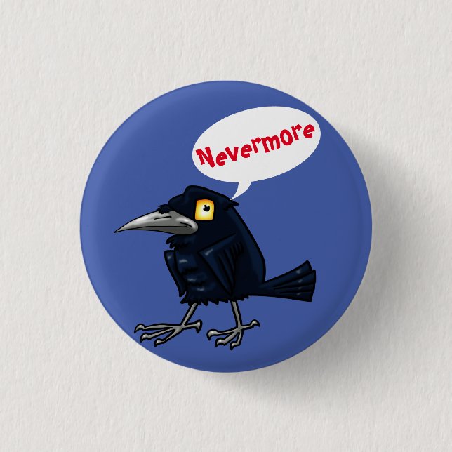 Poe's Raven Knapp (Framsida)