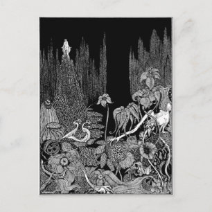 Poes sagor av gåta och fantasi vykort