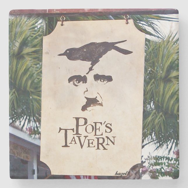 Poes Tavern Sullivans ö, Charleston Underlägg Sten (Framsidan)