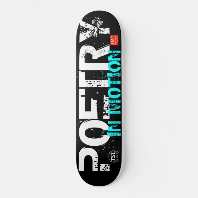 POESI  I RÖRELSE Skateboard (Framsida)