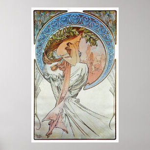 Poesi Mucha Poster