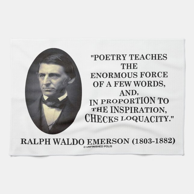 Poesi undervisar jättelik styrka av det få kökshandduk (Horisontell)