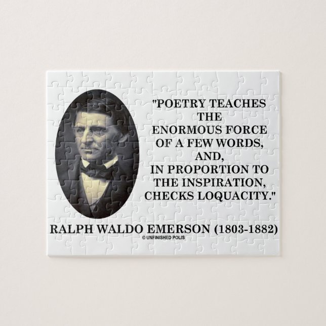 Poesi undervisar jättelik styrka av det få pussel (Horisontell)