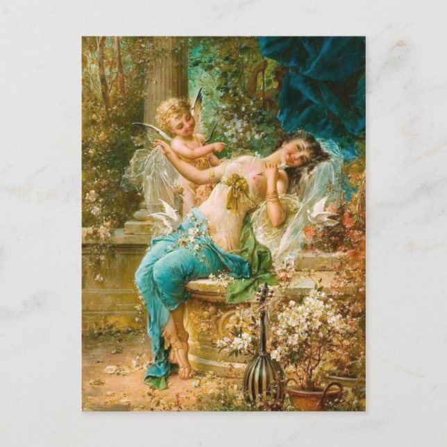 Poesia - av Herbert James Draper Vykort (Framsida)