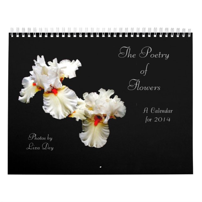 "Poesin av blomma 2014 kalender (Omslag)