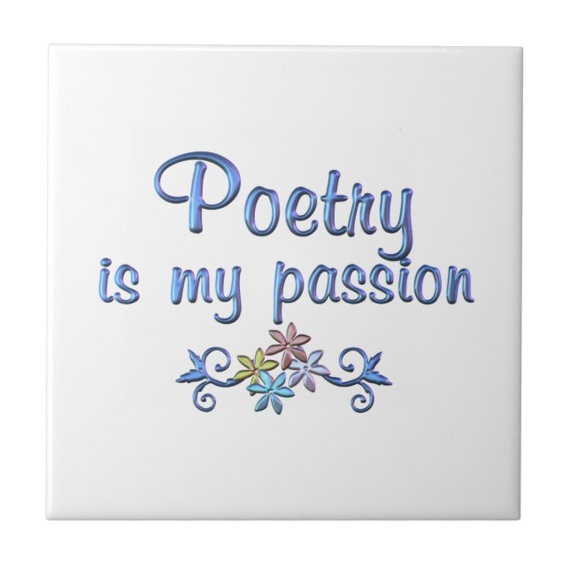 Poesipassion Kakelplatta (Framsidan)