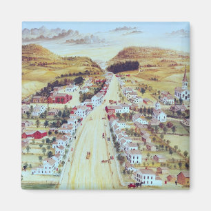 Poestenkill New York, c.1855 Magnet