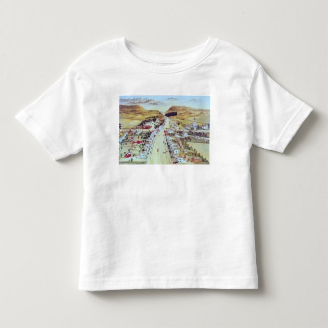 Poestenkill New York, c.1855 T Shirt (Framsida)