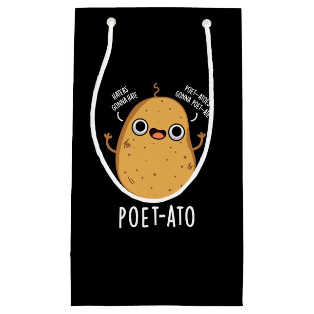 Poet-ato Funny Veggie Potato Pun Mörk BG (Framsidan)