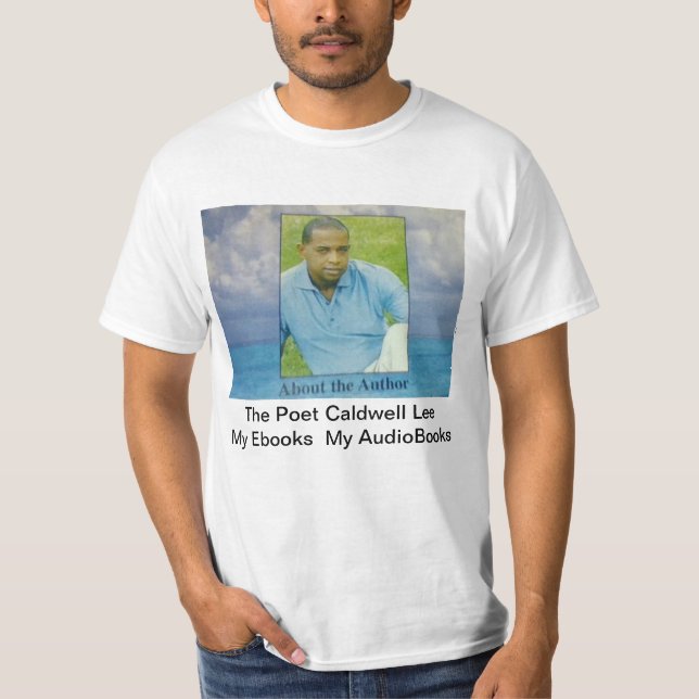 Poet Caldwell Lee:  Bokar-Ebooks-Audiobooks T Shirt (Framsida)