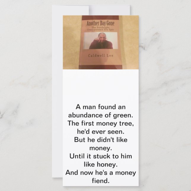 Poet Caldwell Lee Limerick Card (Framsida)