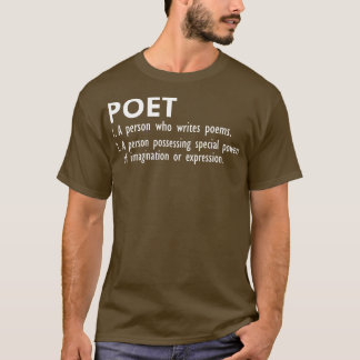 Poet Definition w T Shirt