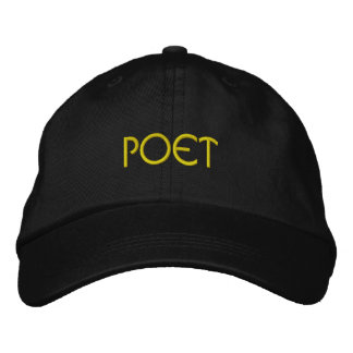 POET Literary Älskare Cap Broderad Keps