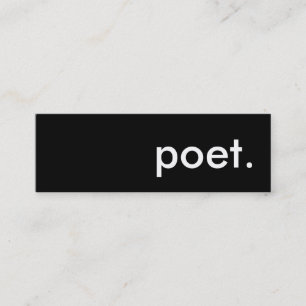 poet. mini visitkort