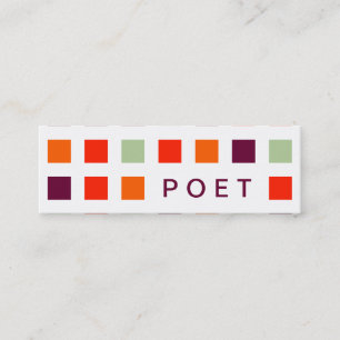 POET (modet kvadrerar), Mini Visitkort