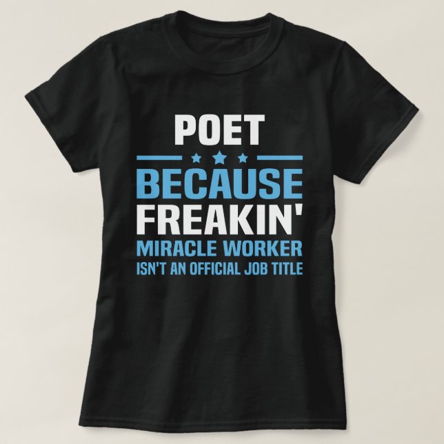 Poet T Shirt (Design framsida)
