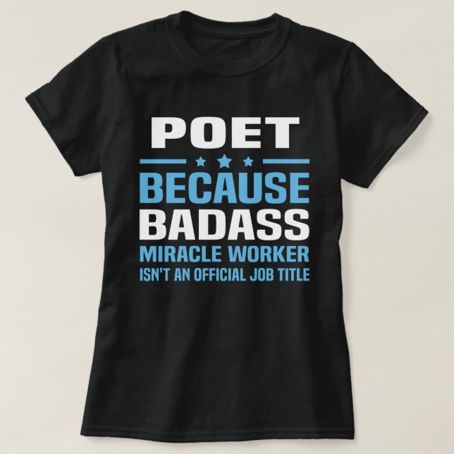 Poet T Shirt (Design framsida)