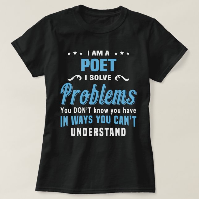 Poet T Shirt (Design framsida)