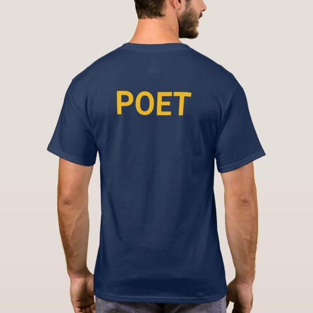Poet t-shirt (Baksida)