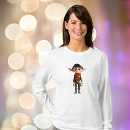 Poet Tonåring julafton Elf Women's Tee