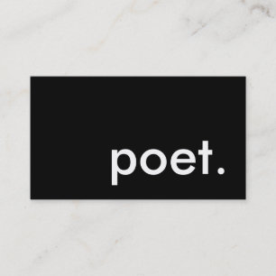 poet visitkort
