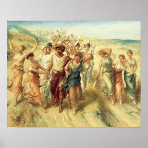 Poeten Anacreon (570-485 BC) med hans musor, 189 Poster