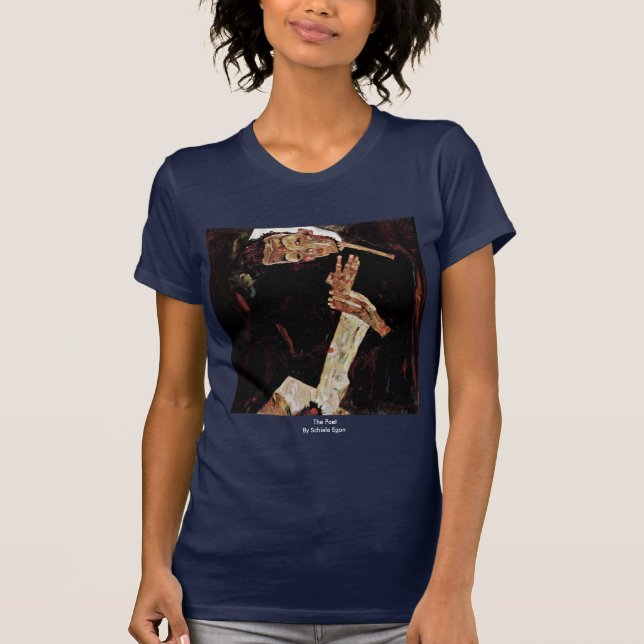 Poeten av Schiele Egon T Shirt (Framsida)