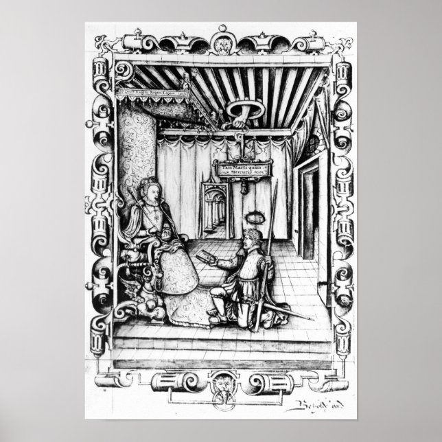 poeten George Gascoigne Poster (Framsidan)