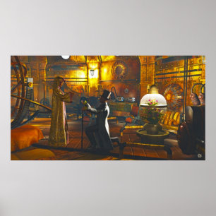 Poeten, vid Joseph Maas Poster