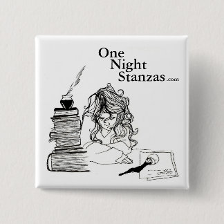 Poetgirl klämmer fast, kvadrerar knapp