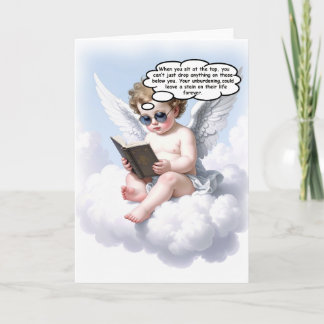Poetic Cherub Wisdom Greeting Card Tack Kort