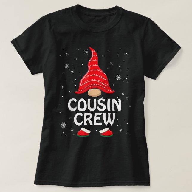 Poetic Cousin Crew Gnome Matching Family Group Chr T Shirt (Design framsida)