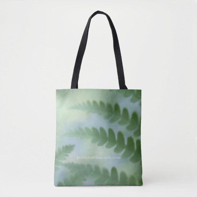 Poetic Earth Month - Meditative Fern Tote Tygkasse (Framsida)