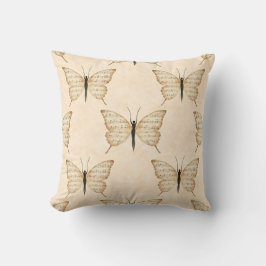 Poetic Human Butterfly Square Cushion Kudde