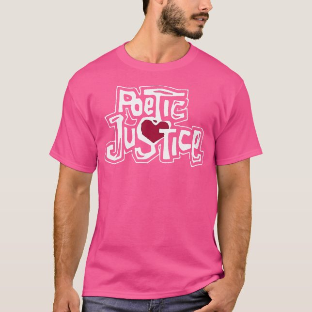 Poetic Justice Logotyp T Shirt (Framsida)