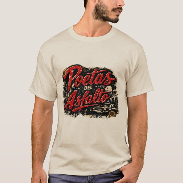 Poetic Outlaw Rock T Shirt (Framsida)
