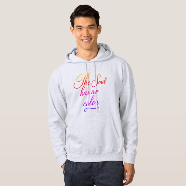 'Poetic Quotes Collection' Adult Pullover Hoodie (Hel framsida)