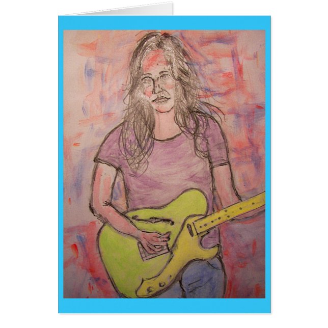 Poetic Songstress Hälsningskort (Framsidan)