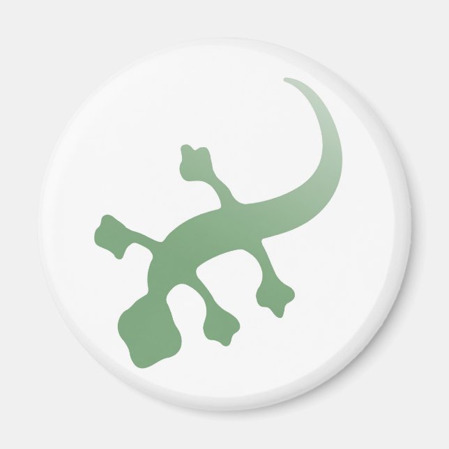 Poetica Gecko i Grönt Magnet (Framsidan)