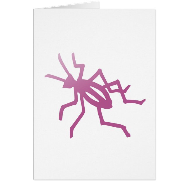 Poetica Rosa Cricket Hälsningskort (Framsidan)