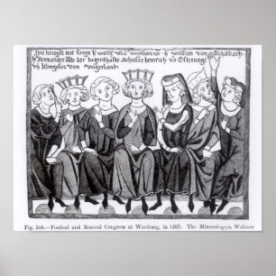 Poetisk och musikalisk kongress poster