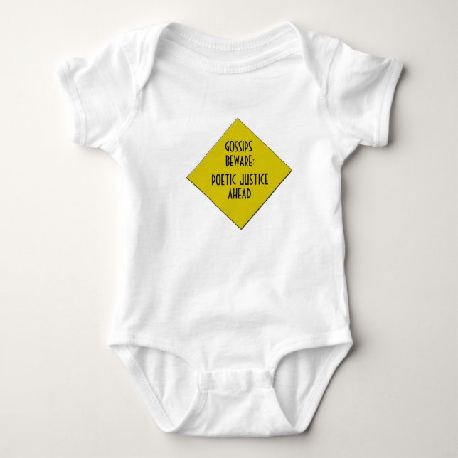 POETISK RÄTTVISABABY TEE SHIRT (Framsida)